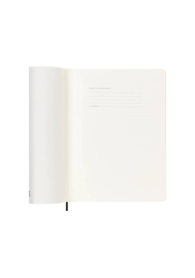 Moleskine 12 Ay Haftalık Ajanda Xl Boy 19x25 Yumuşak Kapak Siyah Siyah