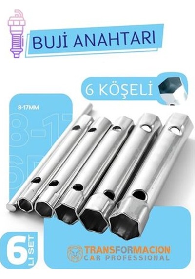Hsnet Buji Sökme Takma Anahtarı - Torklu 5 Ebat Buji Anahtarı