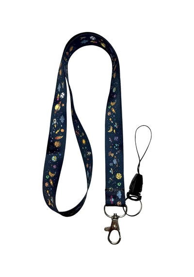 Uzay Galaksi Limited Boyun İpi Telefon Askısı Lanyard