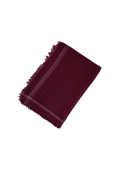 Mim Eşarp Mısırlı Eşarpları Pamuk Şal 100x200 Cm Bordo