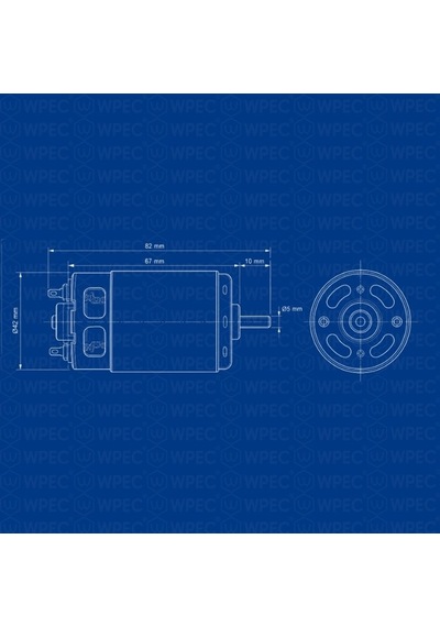 18 Volt Şarjlı Motor 5 Mm