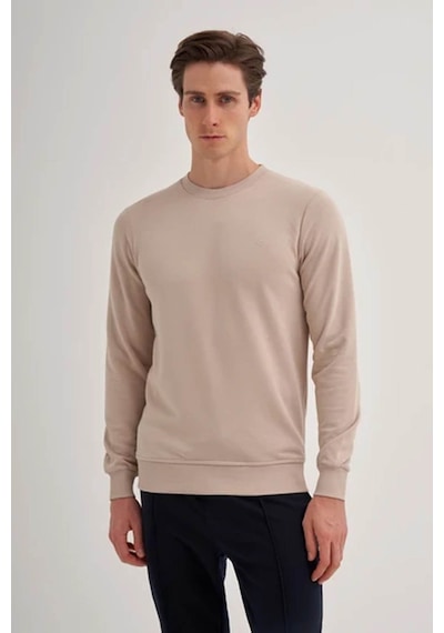 Cazador Slim Fit Bej Erkek Sweatshirt 56100