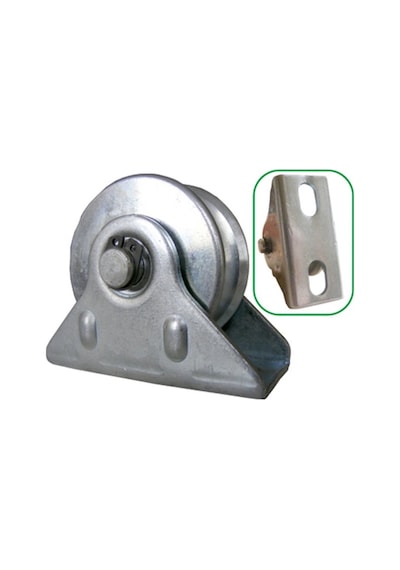 60 Lık Kepli Metal Makara Ray Tekeri 60 Mm Kapı Makarası Gazi