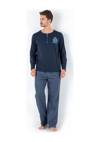 Doremi Prussian Blue Erkek Pijama Takımı (511090263)