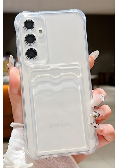 Galaxy Uyumlu A16 Kılıf Kamera Koruma Ve Köşe Korumalıarkasıkartlıklıcüzdanlıdarbeemicikapak