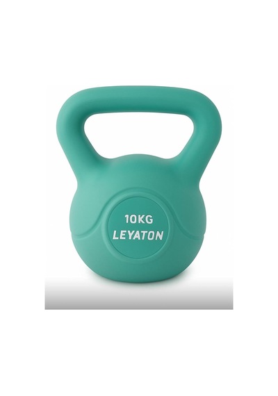 10 Kg Çaydanlık Tipi Dambıl Kettlebell Ağırlık Turkuaz Tek Ebat
