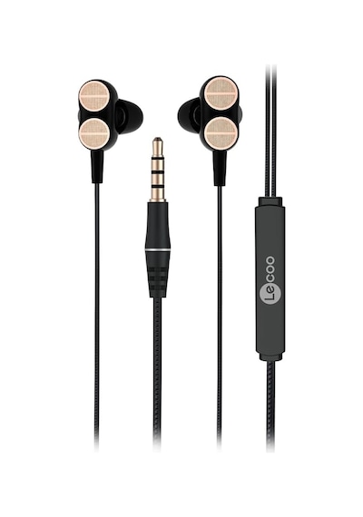 Tr Eh102 Kablolu 3.5mm Jacklı Mikrofonlu Kulak İçi Kulaklık - Çift Sürücülü, Sağlam Kablo Yapısı, Spor, İş Genel