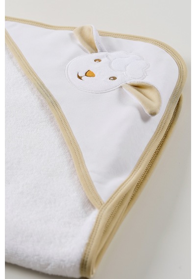 Bebek Banyo Seti - Lamb Cozy Care Banyo Seti Kare Kundak - Kese - Fırça ve Tarak Seti