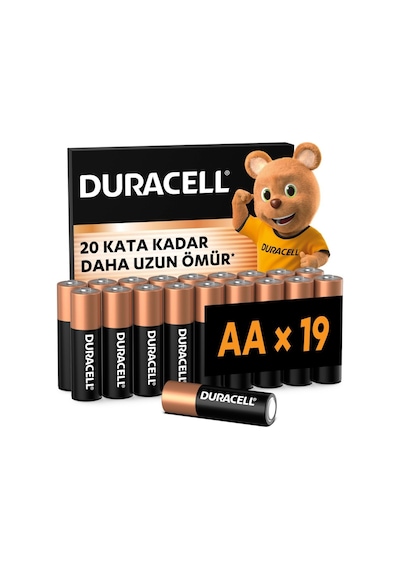 Duracell Basıc Aa Alkalin Kalem Pil 19'lu Paket 1,5v