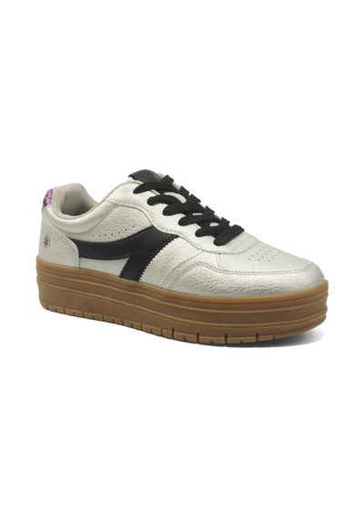 Lumberjack Nıcky Gümüş Kadın Sneaker 000000000102694277 Gümüş-sıyah-mor