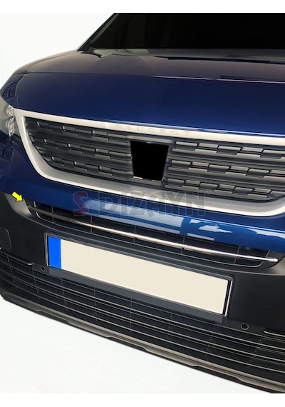 S-Dizayn Peugeot Rifter Krom Ön Tampon Çıtası 1 Prç. 2019 Üzeri