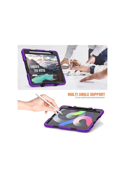 Apple iPad Pro 11 2020 Kılıf Griffin Tablet Kapak - Mor İtdark26381