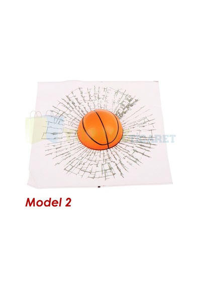 Araba Tenis Top Basketbol Cam Gövde 3D Yapıştırma Çıkartma