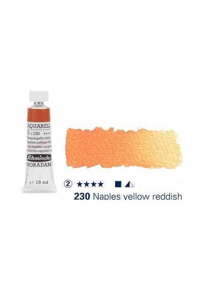 Schmincke Horadam Aquarell Tube 15ml S2 Naples Yellow Reddish 230