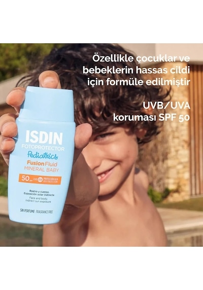 Isdin Fotoprotector Pediatrics Fusion Fluid Mineral Baby Spf50 50 ML