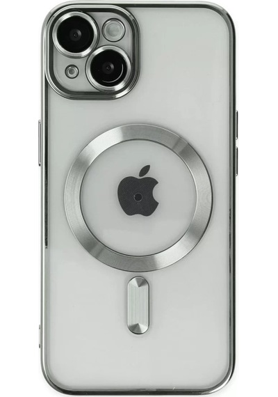 Newface Apple İphone 14 Kılıf Kross Magneticsafe Kapak - Gümüş
