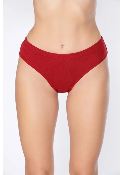 12 Adet Tutku Elit Bayan Bambu Kombel Bikini Külot Karışık Renk 2710 Çok Renkli