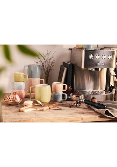 Kupa Seti 350 Ml Makaron Renkli 6 Parça Mikrodalga Ve Bulaşık Makinesi Uyumlu Diğer