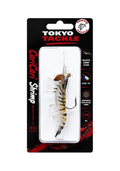 Tokyo Tackle Caricari Shrimp 7.6cm 6.5gr Silikon Karides Sahte Yem Renk : Tt008