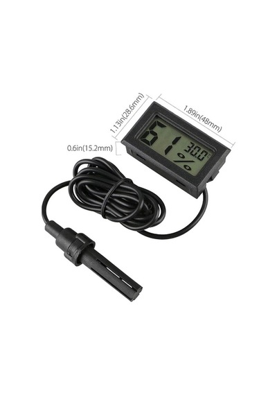 Dijital Lcd Ekran Sıcaklık Nem Ölçer Termometre Higrometre Prop