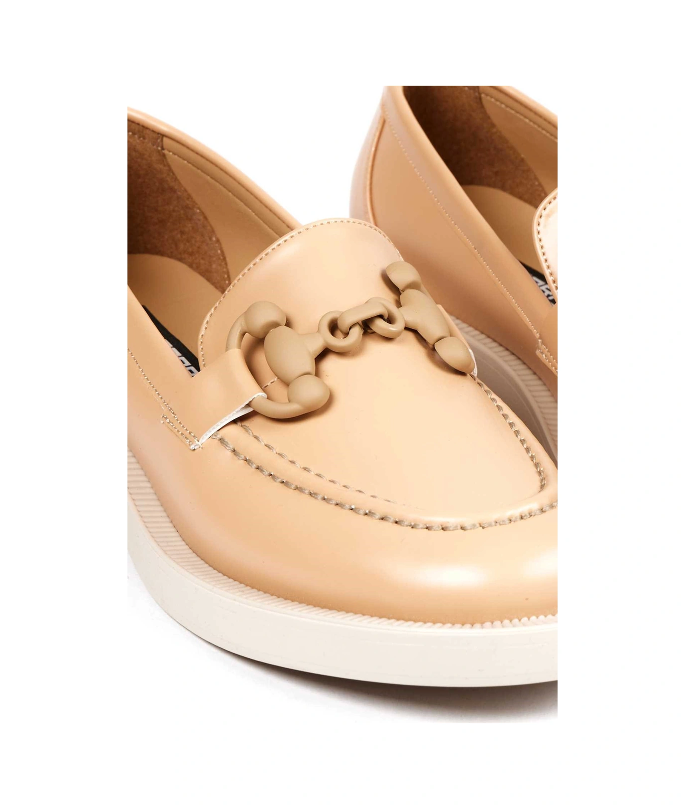 Bestello Tokalı Termoplastik Loafer 281-128 Kadın Ayakkabı Nude