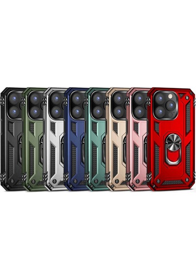 Apple Uyumlu iPhone 14 Pro Max Uyumlu Zore Vega Kılıf-kırmızı -