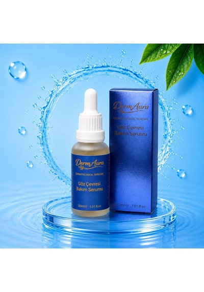 Dermaura Göz Çevresi Serumu 30 Ml Nemlendirici Kafein Ve Hyaluronik Asit Içeren Göz Altı Bakım Serumu