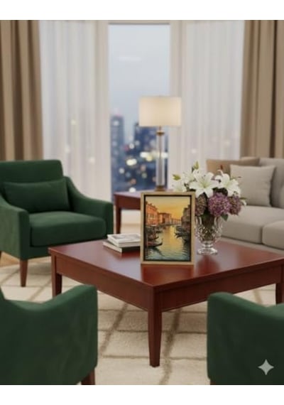 Tr Premium Serisi 15 20 Cm Ahşap Resim Çerçevesi Kahverengi