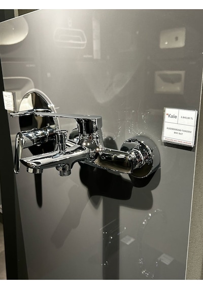 Tandem Banyo Lavabo Mutfak Bataryası Ve 53270 Tepe Duş Seti Gri