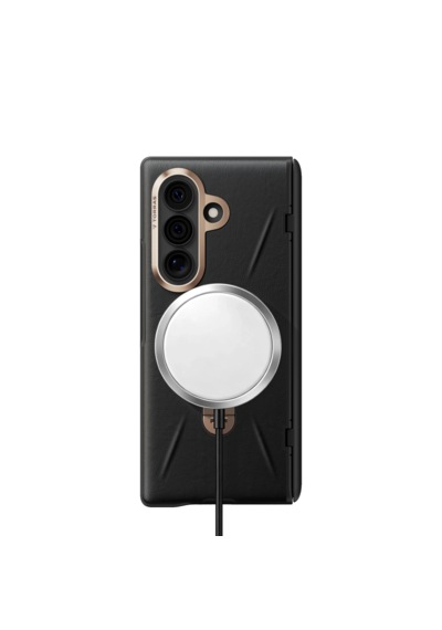 Torras Samsung Galaxy Uyumlu Z Fold 8 Ultra Ostand Q3 Vegskin 2 Adet Ekran Koruyuculu Magsafe Kılıf Siyah