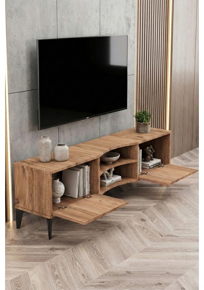 Vera Tv Sehpası Suntalam Kahverengi 160x35 Cm