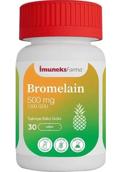 Imuneks Bromelaın 500 Mg 30 Tab