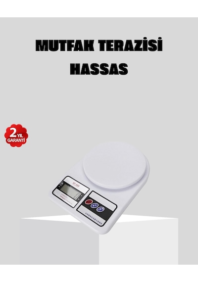 Lcd Ekranlı Hassas Dijital Mutfak Terazisi - 5kg Kapasite 1g Hassasiyet Diğer