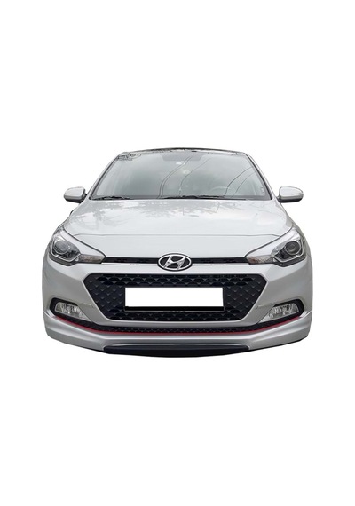 Hyundai I20 Uyumlu 2014-2017 Boyasız Mat Siyah, Abs Plastik Sport Ön Ek