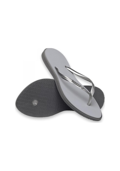 Havaianas 4149584 Sslim Point Parmak Arası Açık Gri Kadın Terlik Siyah