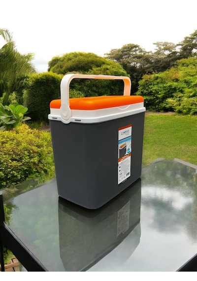 Safari 24 Lt Taşınabilir Buzluk Portatif Soğutucu Cooler Box Turu Turuncu