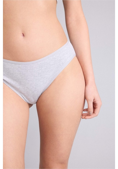 Defacto Ribana 3lü Brief Külot-fall İn Love D6398ax25augr93 Gri-gr93