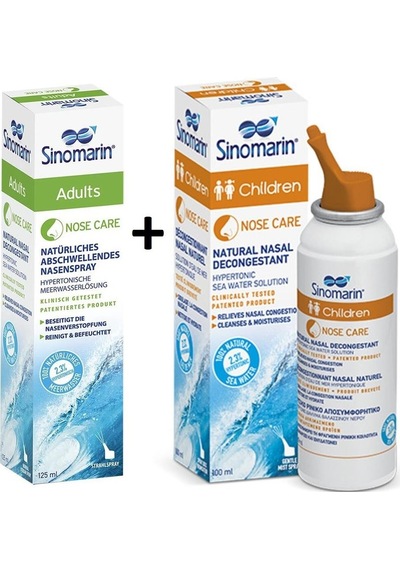 Sinomarin Adults Yetişkinler Için Deniz Suyu 125 Ml Sinomarin Çoc