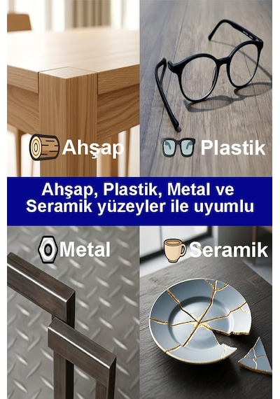 Derby Hızlı Yapıştırıcı Seti 100 Ml 5 Adet Ahşap Ve Plastik Yüzeyler İçin Yüksek Yapıştırma Gücü Düşük Viskozite 100 Ml