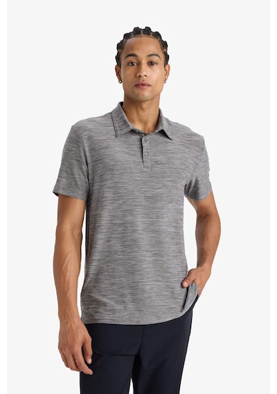 DeFactoFit Esnek Kumaş Standart Fit Polo Yaka Sporcu Kısa Kollu Tişört D9241AX25SPGR388