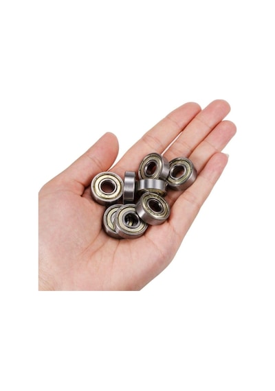 Dünya Magnet 50 Adet 608zz Rulman - Metal Mühürlü Çok Amaçlı Bilye Rulman - 8x22x7 Ölçülerinde Diğer