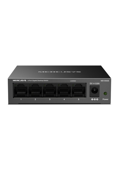 Tp-link Mercusys Ms105gs 5 Port Gigabit Metal Kasa Masaüstü Ethernet Switch