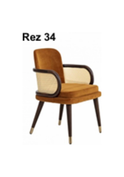 Rez 34 Modern Şık Ergonomik Dayanıklı Konforlu Ahşap Ayaklı Salon Yemek Sandalyesi Modeli Çok Renkli
