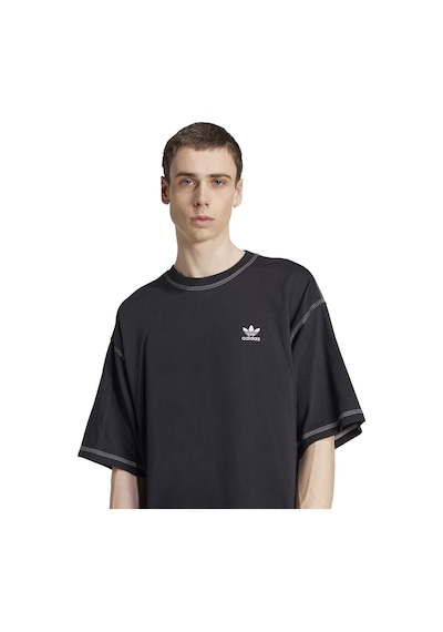 Black Adidas Erkek Günlük T-shirt Essentials Tee Jw0971 Siyah