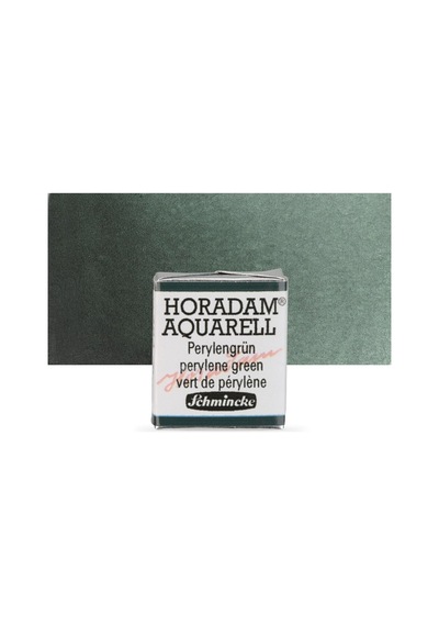 Schmincke Horadam Aquarell Artist Sulu Boya Perylene Green Yarım Tablet