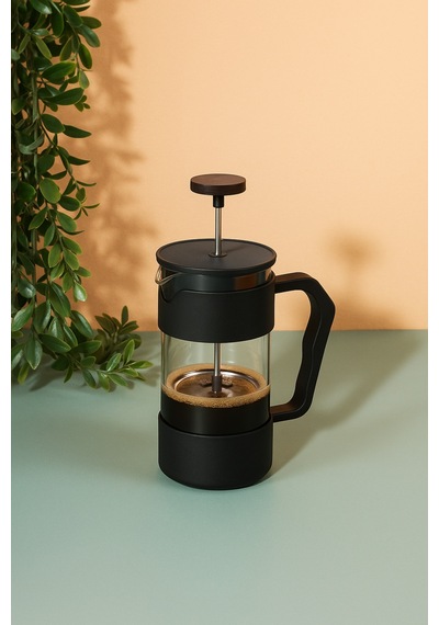 Kiev - French Press Siyah 350ml Siyah