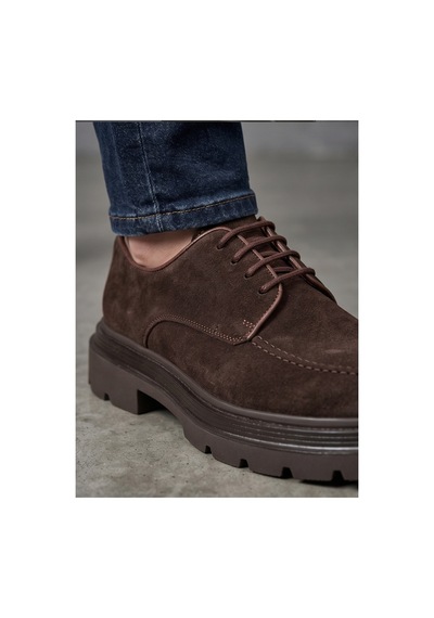 Crc Ayakkabı Kahverengi %100 Hakiki Deri Office & Street Style Ayakkabı - Ultra Lightweight