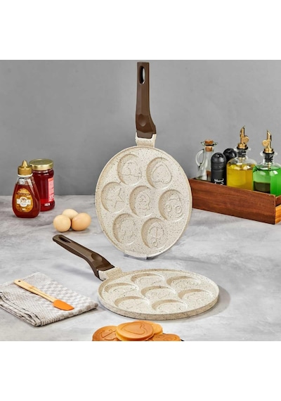 Incı Dokum Pankek Tava 26 Cm Krem