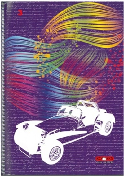 Gıpta Papur Notes Spiralli Karton Kapak Defter A4 120 Çizgili Desen 5