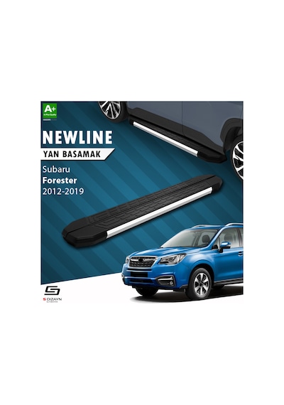 S-dizayn Subaru Forester 4 Newline Krom Yan Basamak 183 Cm 2012-2019 A+ Kalite